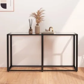 Tempered glass transparent console table 140x35x75.5cm by , Side tables - Ref: Foro24-331674, Price: 56,93 €, Discount: %