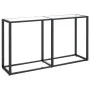 Tempered glass transparent console table 140x35x75.5cm by , Side tables - Ref: Foro24-331674, Price: 56,93 €, Discount: %