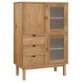 Solid pine wood sideboard 85x43x125 cm by , Sideboards - Ref: Foro24-351306, Price: 311,25 €, Discount: %