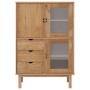 Aparador de madera maciza de pino 85x43x125 cm de , Aparadores - Ref: Foro24-351306, Precio: 287,52 €, Descuento: %