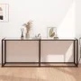 White marble tempered glass console table 200x35x75.5 cm by , Side tables - Ref: Foro24-331688, Price: 83,11 €, Discount: %