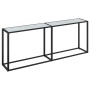 Konsolentisch gehärtetes Glas Marmor weiß 200x35x75,5 cm von , Seitentische - Ref: Foro24-331688, Preis: 84,39 €, Rabatt: %