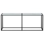Konsolentisch gehärtetes Glas Marmor weiß 200x35x75,5 cm von , Seitentische - Ref: Foro24-331688, Preis: 84,39 €, Rabatt: %