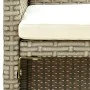 2-seater garden sofa with beige synthetic rattan cushions by , Outdoor sofas - Ref: Foro24-46396, Price: 124,44 €, Discount: %