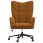 Silla de relajación de terciopelo marrón de , Sillones - Ref: Foro24-328180, Precio: 121,13 €, Descuento: %