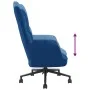 Silla de relajación de terciopelo azul de , Sillones - Ref: Foro24-328182, Precio: 139,14 €, Descuento: %