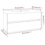 Badezimmerschrank aus braunem Eichensperrholz mit Waschbecken von , Badezimmerwaschtische - Ref: Foro24-3152881, Preis: 228,1...