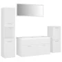 Juego de muebles de baño madera de ingeniería blanco de , Muebles de baño - Ref: Foro24-3071108, Precio: 325,54 €, Descuento: %