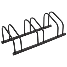 Bicycle rack for 3 bicycles black steel by , Bases and supports for storing bicycles - Ref: Foro24-154423, Price: 30,70 €, Di...