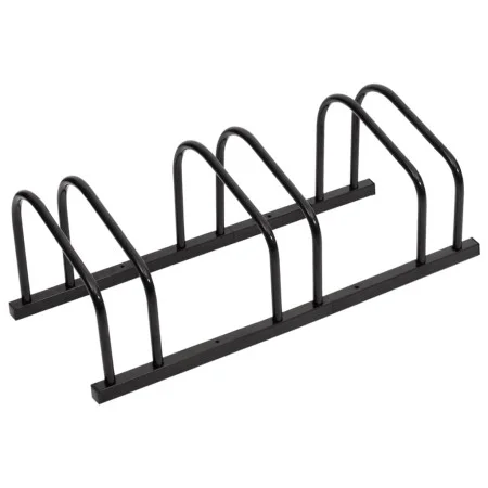 Bicycle rack for 3 bicycles black steel by , Bases and supports for storing bicycles - Ref: Foro24-154423, Price: 30,70 €, Di...