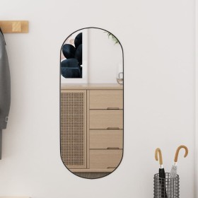 Oval glass wall mirror 25x60 cm by , Mirrors - Ref: Foro24-350454, Price: 22,81 €, Discount: %
