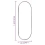 Oval glass wall mirror 25x60 cm by , Mirrors - Ref: Foro24-350454, Price: 22,40 €, Discount: %