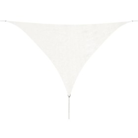 HDPE triangular sail awning 5x5x5 m white by vidaXL, Umbrellas - Ref: Foro24-43019, Price: 31,97 €, Discount: %