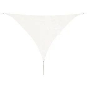 HDPE triangular sail awning 5x5x5 m white by vidaXL, Umbrellas - Ref: Foro24-43019, Price: 31,07 €, Discount: %