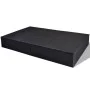 Double sun lounger with black synthetic rattan cushion by , Outdoor beds - Ref: Foro24-41787, Price: 373,91 €, Discount: %