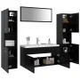 Badezimmermöbelset aus schwarzer Spanplatte von , Badezimmermöbel - Ref: Foro24-3071244, Preis: 374,85 €, Rabatt: %