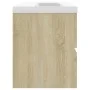 Sonoma oak engineered wood vanity unit with sink by , bathroom vanities - Ref: Foro24-3071561, Price: 211,65 €, Discount: %