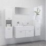 Glänzend weißes Badezimmermöbelset aus Holzwerkstoff von , Badezimmermöbel - Ref: Foro24-3071114, Preis: 380,84 €, Rabatt: %