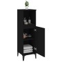 Badezimmerschrank aus schwarzem Sperrholz, 30 x 30 x 100 cm von , Badezimmermöbel - Ref: Foro24-819813, Preis: 67,29 €, Rabat...