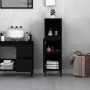 Badezimmerschrank aus schwarzem Sperrholz, 30 x 30 x 100 cm von , Badezimmermöbel - Ref: Foro24-819813, Preis: 67,29 €, Rabat...