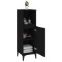 Badezimmerschrank aus schwarzem Sperrholz, 30 x 30 x 100 cm von , Badezimmermöbel - Ref: Foro24-819813, Preis: 67,29 €, Rabat...