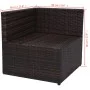 5-teiliges Gartenmöbel-Set und braune Kissen aus synthetischem Rattan von vidaXL, Gartensets - Ref: Foro24-43109, Preis: 381,...