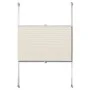 Pleated Window Blind 60X100cm Cream by , Blinds and blinds - Ref: Foro24-240625, Price: 25,24 €, Discount: %