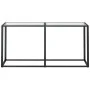 Transparent tempered glass console table 160x35x75.5 cm by , Side tables - Ref: Foro24-331678, Price: 79,12 €, Discount: %
