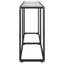 Transparent tempered glass console table 160x35x75.5 cm by , Side tables - Ref: Foro24-331678, Price: 80,27 €, Discount: %