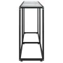 Transparent tempered glass console table 160x35x75.5 cm by , Side tables - Ref: Foro24-331678, Price: 79,12 €, Discount: %