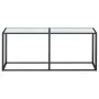 Konsolentisch aus gehärtetem Glas aus weißem Marmor, 180 x 35 x 75,5 cm von , Seitentische - Ref: Foro24-331684, Preis: 73,43...