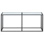 Konsolentisch aus gehärtetem Glas aus weißem Marmor, 180 x 35 x 75,5 cm von , Seitentische - Ref: Foro24-331684, Preis: 74,57...