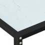 Konsolentisch aus gehärtetem Glas aus weißem Marmor, 180 x 35 x 75,5 cm von , Seitentische - Ref: Foro24-331684, Preis: 74,57...