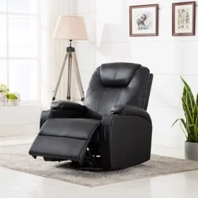 Schwarzer Schaukel-Massagesessel aus Kunstleder von , Elektrische Massagesessel - Ref: Foro24-246635, Preis: 542,50 €, Rabatt: %