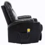 Sillón de masaje mecedora de cuero sintético negro de , Sillones de masaje eléctricos - Ref: Foro24-246635, Precio: 542,50 €,...