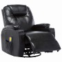 Schwarzer Schaukel-Massagesessel aus Kunstleder von , Elektrische Massagesessel - Ref: Foro24-246635, Preis: 552,56 €, Rabatt: %