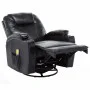 Sillón de masaje mecedora de cuero sintético negro de , Sillones de masaje eléctricos - Ref: Foro24-246635, Precio: 542,50 €,...