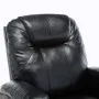 Sillón de masaje mecedora de cuero sintético negro de , Sillones de masaje eléctricos - Ref: Foro24-246635, Precio: 542,50 €,...