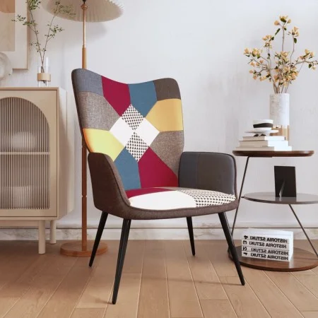 Patchwork fabric relaxation chair by , Armchairs - Ref: Foro24-328185, Price: 106,26 €, Discount: %