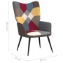 Patchwork fabric relaxation chair by , Armchairs - Ref: Foro24-328185, Price: 108,08 €, Discount: %