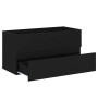 Schwarzer Holzwerkstoffschrank mit Waschbecken von , Badezimmerwaschtische - Ref: Foro24-3071559, Preis: 225,91 €, Rabatt: %