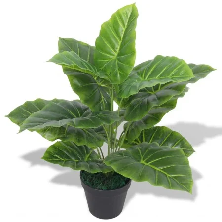 Artificial taro plant with green pot 45 cm by vidaXL, artificial flora - Ref: Foro24-244431, Price: 31,33 €, Discount: %