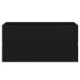 Schwarzer Holzwerkstoffschrank mit Waschbecken von , Badezimmerwaschtische - Ref: Foro24-3071559, Preis: 210,98 €, Rabatt: %
