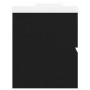 Schwarzer Holzwerkstoffschrank mit Waschbecken von , Badezimmerwaschtische - Ref: Foro24-3071559, Preis: 225,91 €, Rabatt: %