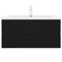 Black engineered wood cabinet with sink by , bathroom vanities - Ref: Foro24-3071649, Price: 283,94 €, Discount: %