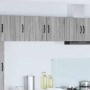 Armario de cocina mural 2 pcs Gris Sonoma 40 x 31 x 40 cm