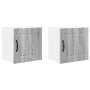 Armario de cocina mural 2 pcs Gris Sonoma 40 x 31 x 40 cm