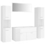 Glänzend weißes Badezimmermöbelset aus Holzwerkstoff von , Badezimmermöbel - Ref: Foro24-3071249, Preis: 405,79 €, Rabatt: %