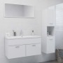 Glänzend weißes Badezimmermöbelset aus Holzwerkstoff von , Badezimmermöbel - Ref: Foro24-3071429, Preis: 395,96 €, Rabatt: %