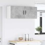 Armario de cocina mural 2 pcs Gris Concreto 50 x 31 x 40 cm